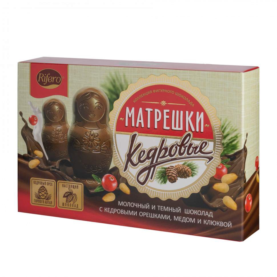  Риф и ко Конфеты "Матрёшки кедровые" 100г           в Осинниках