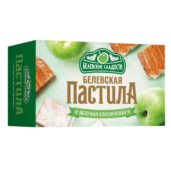 №2 Пастила  200г диетическая КЛАССИКА, НОВЫЙ ФОРМАТ (4 шт по 50гр)   в Осинниках