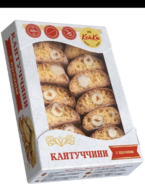 №3 Кей Ко Кантуччини с орехом, 200г    в Осинниках