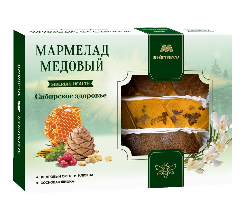  Мармелад медовый "Сибирское здоровье" без сахара 200г  в Осинниках